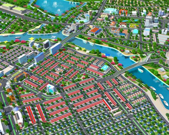 Cầu trong KDC Hùng Vương II giai đoạn 2A